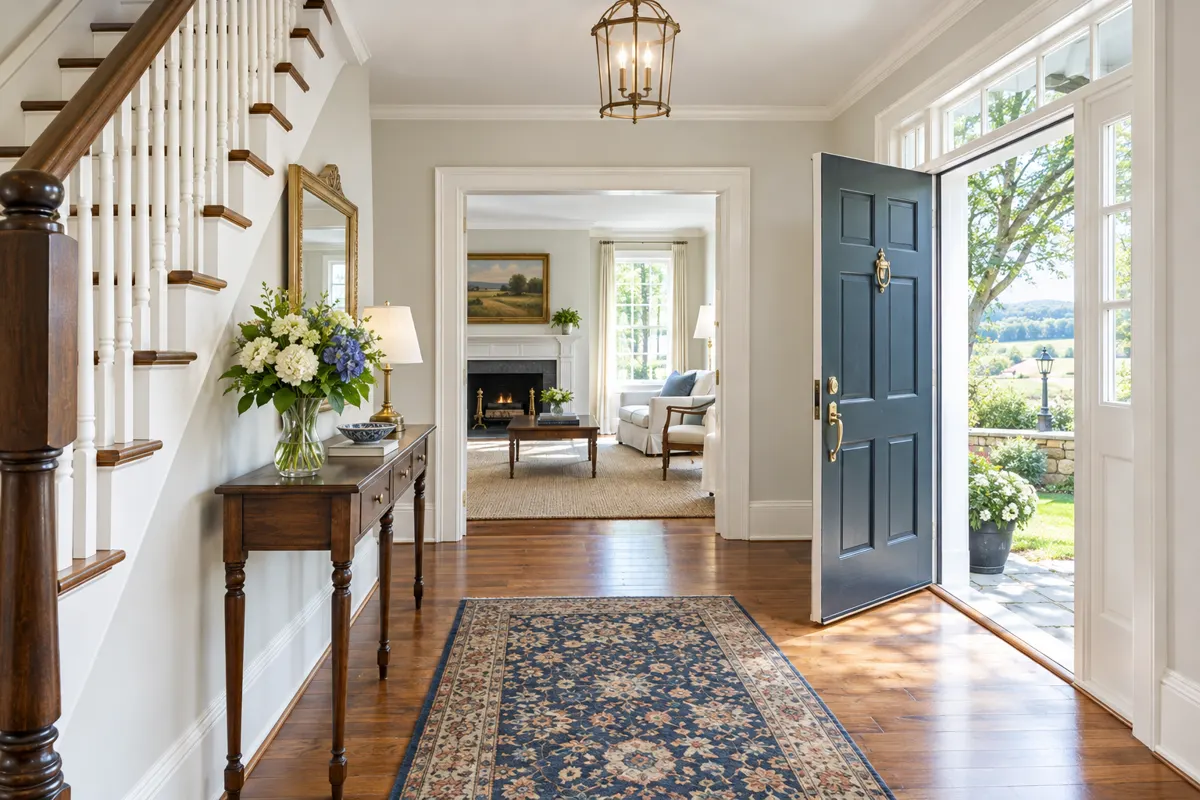Staged entryway